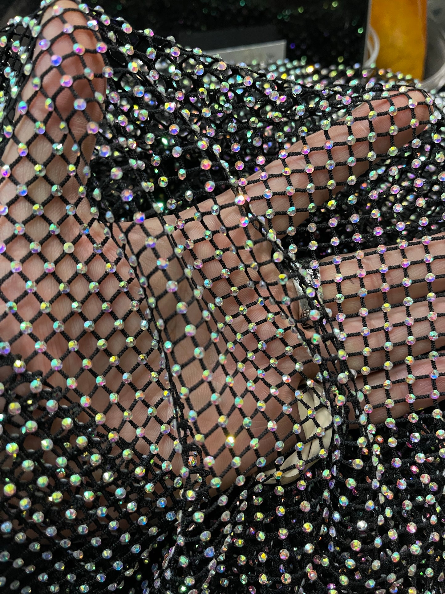 Designer Swarovski stone lace