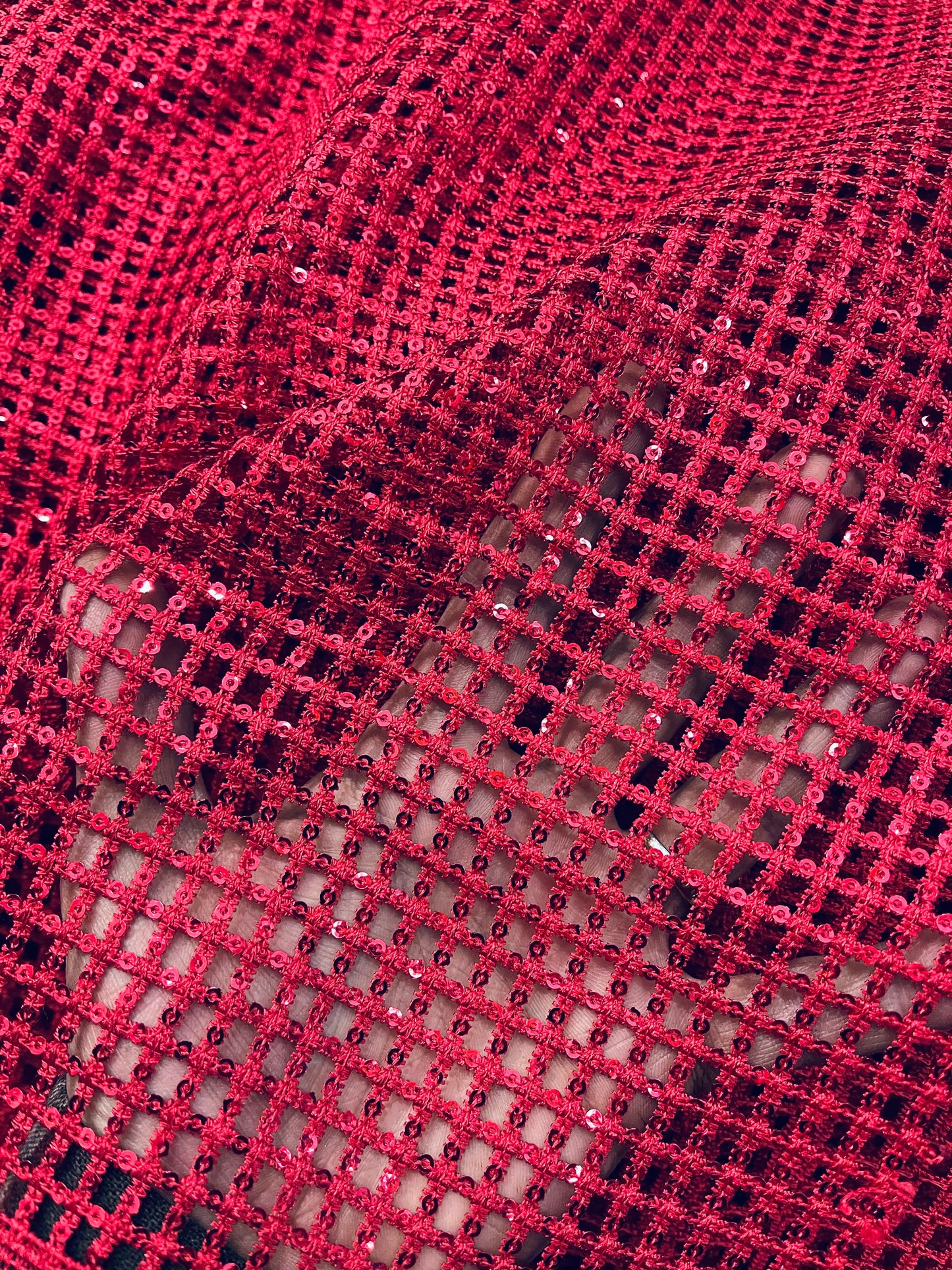 Designer sequins mesh