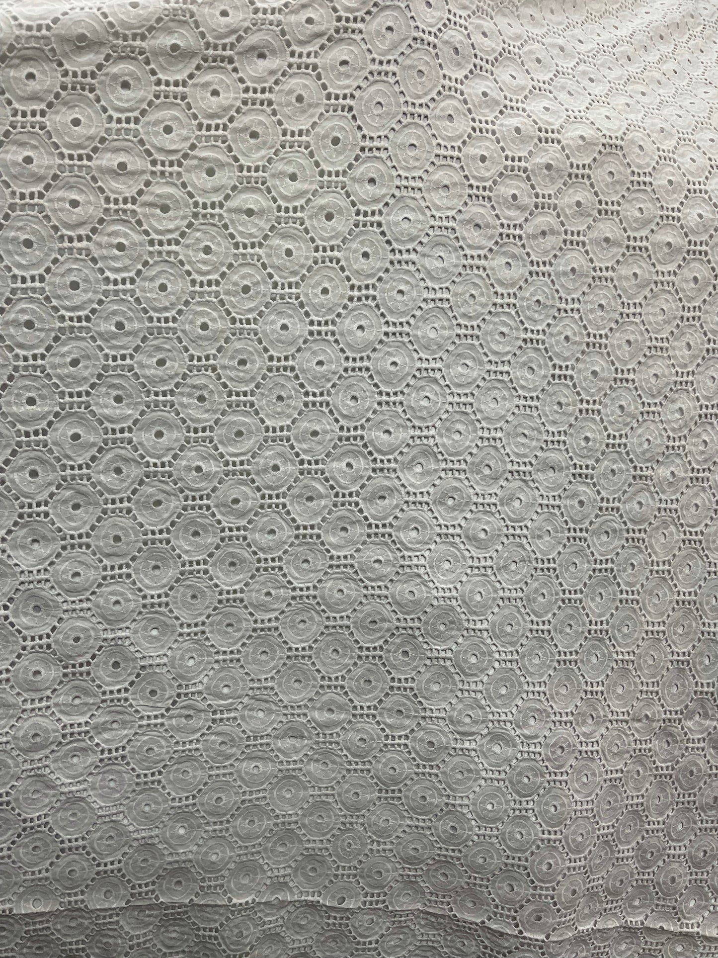 Designer cotton eyelets