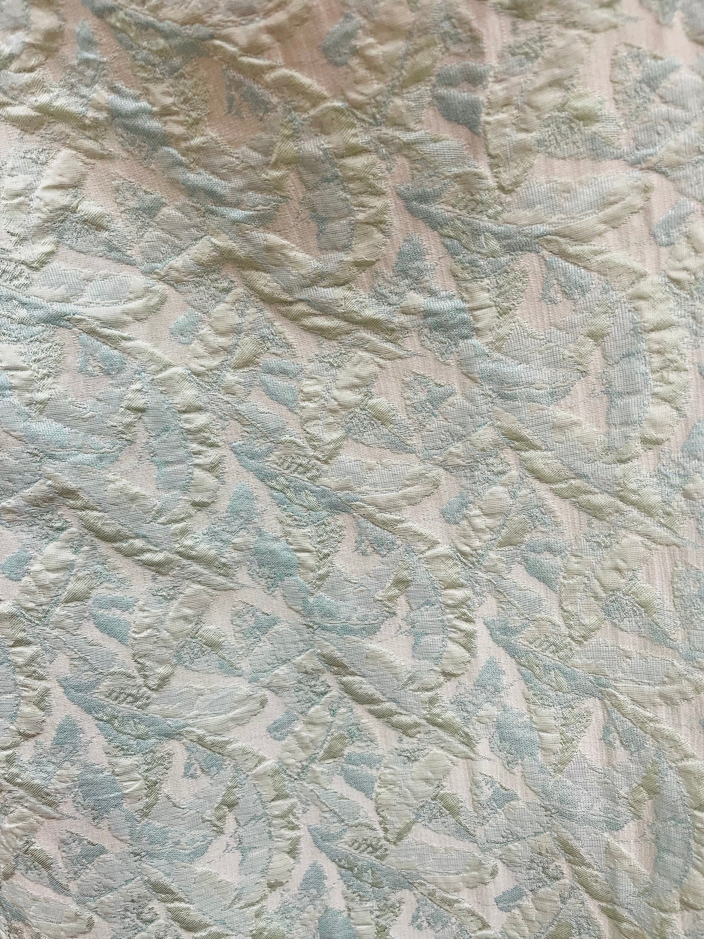 Mint Elegant designer mikado Floral Brocade great for dress jacket pants skirt and much more made in Italy