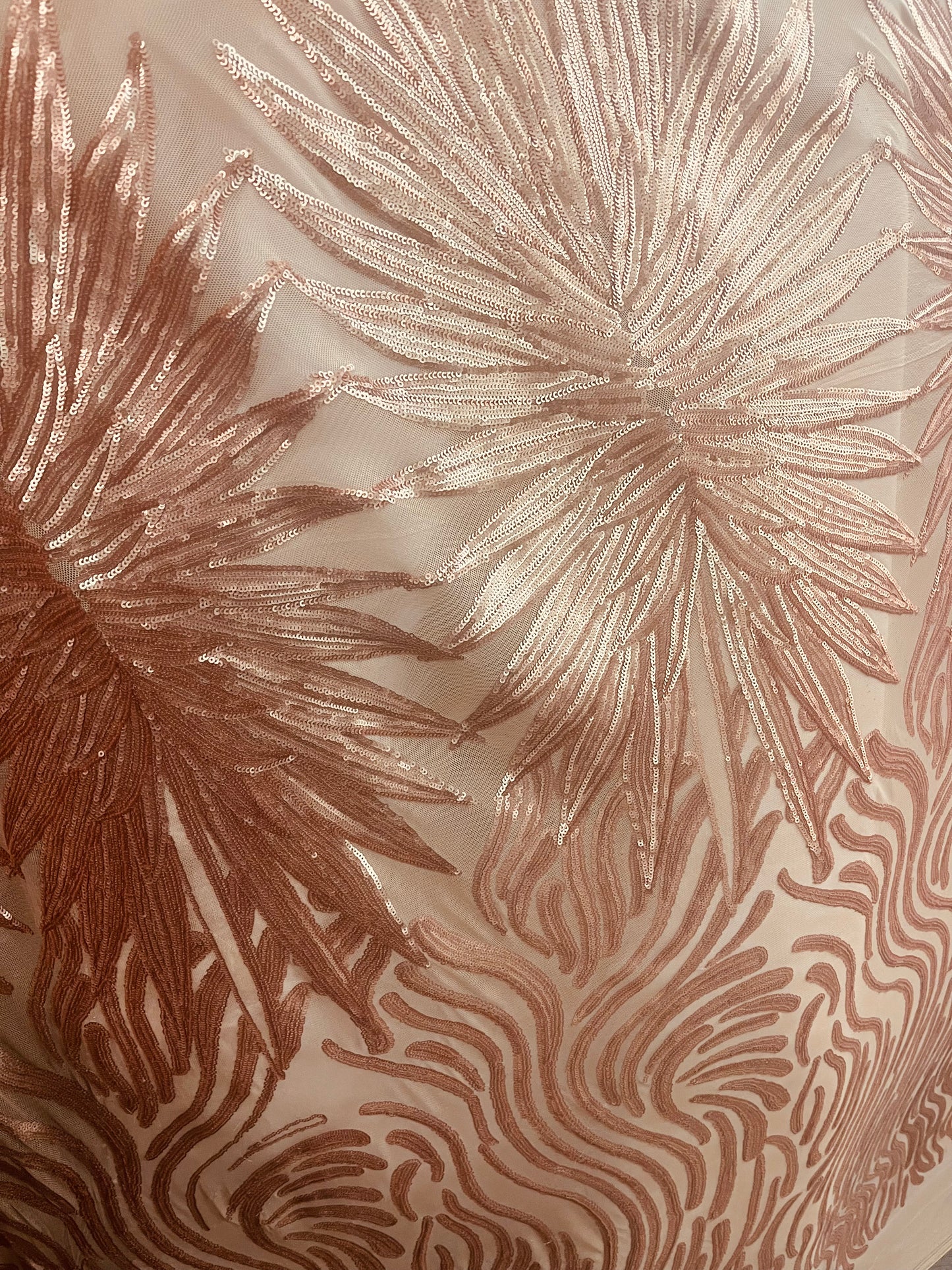 Roe’s Gold 4 WAY LACE sequence lace for prom wedding table cover and much more