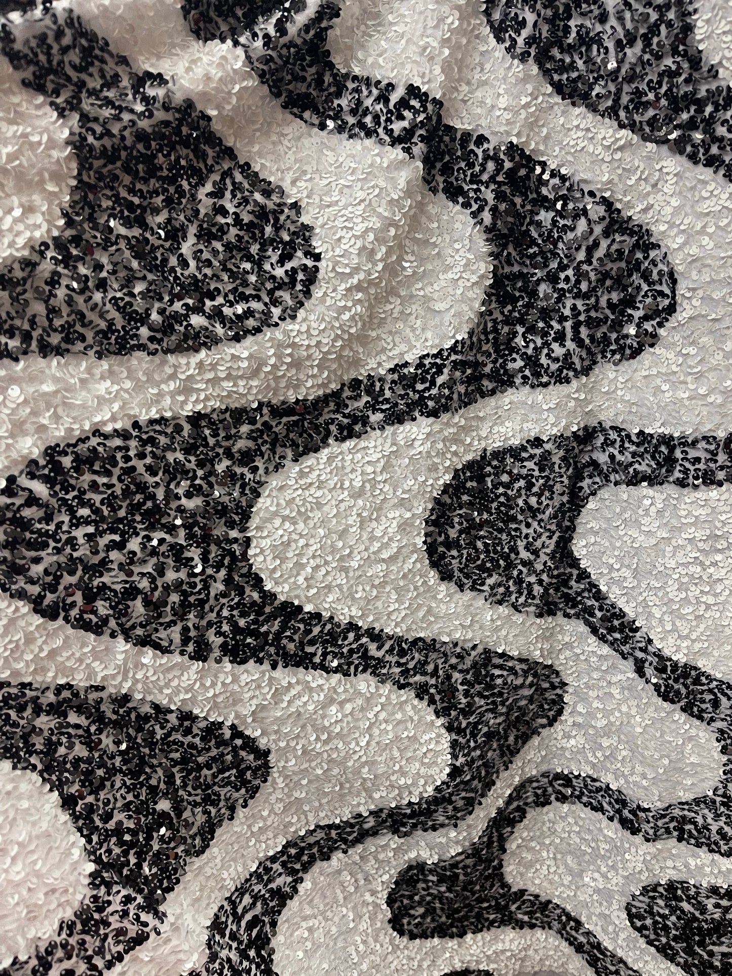 Designer swirly’s 4way stretch velvet sequins great fabric for dress jacket skirt and much more