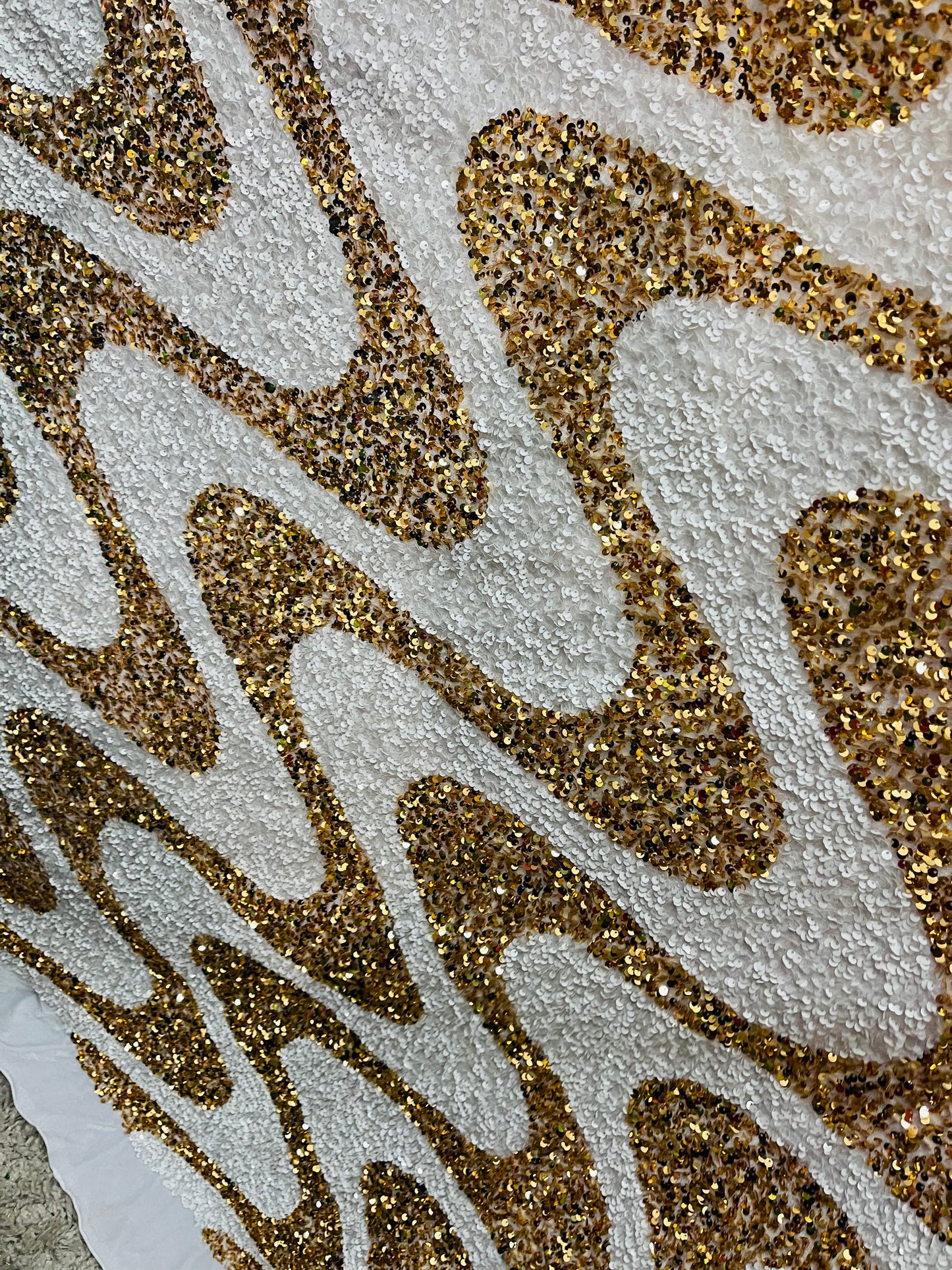 Designer swirly’s 4way stretch velvet sequins great fabric for dress jacket skirt and much more