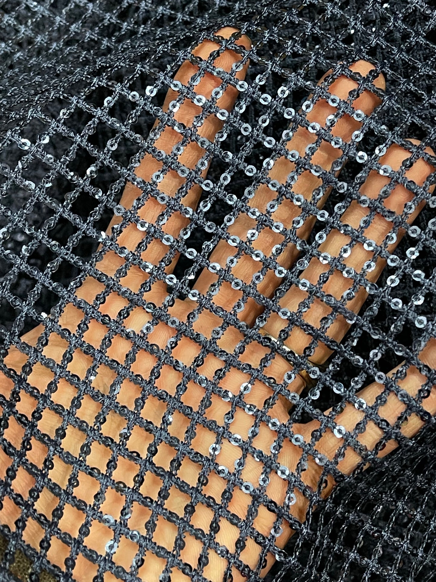 Designer sequins mesh