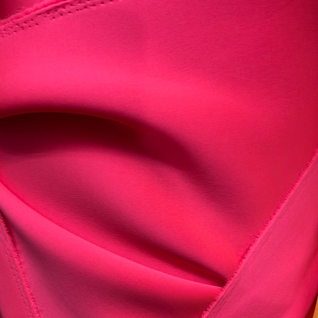 Neon pink Neoprene made in Italy