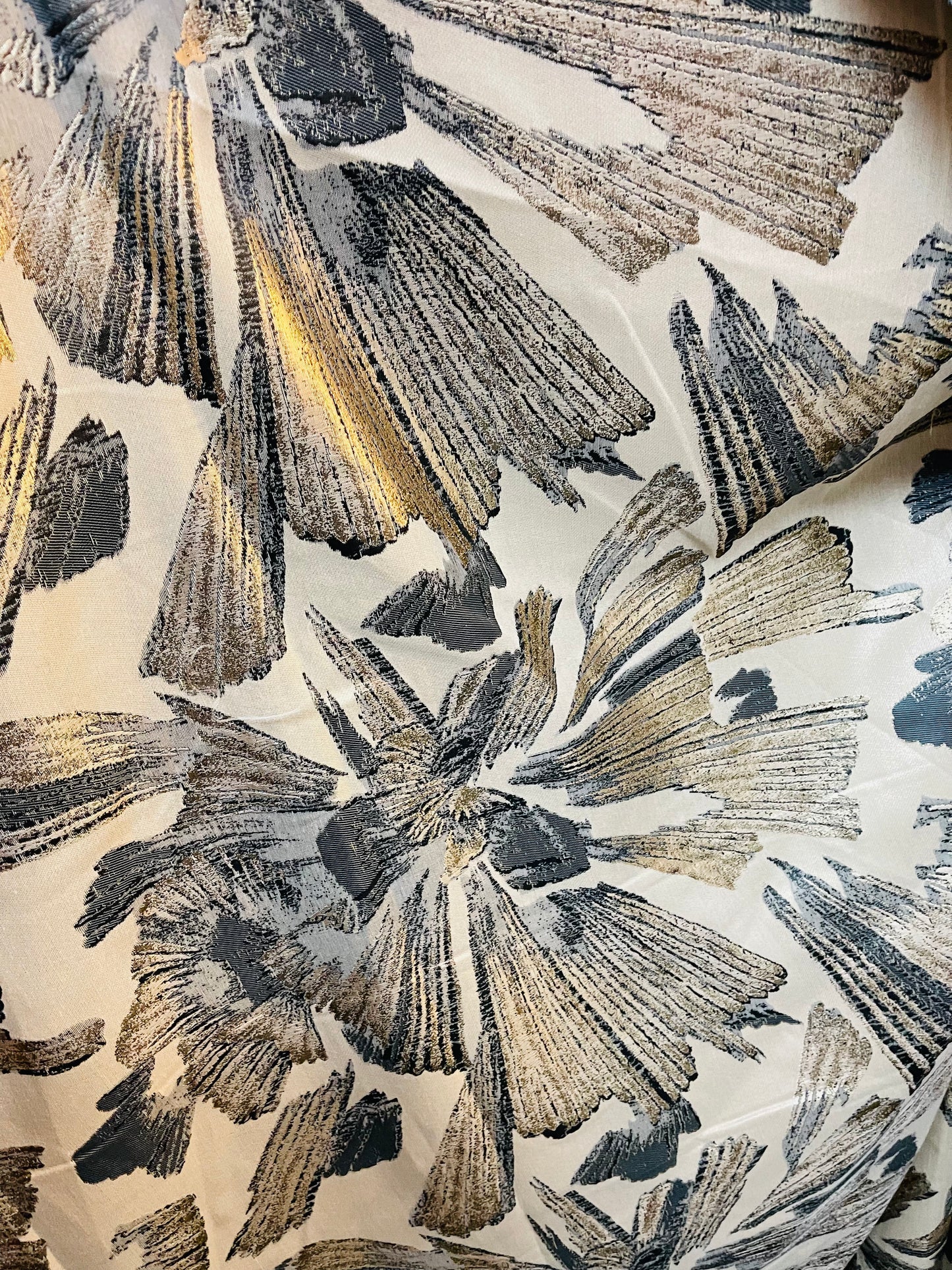 120 inch Designer mikado Floral Brocade great for dress jacket pants skirt upholstery and much more made in Italy