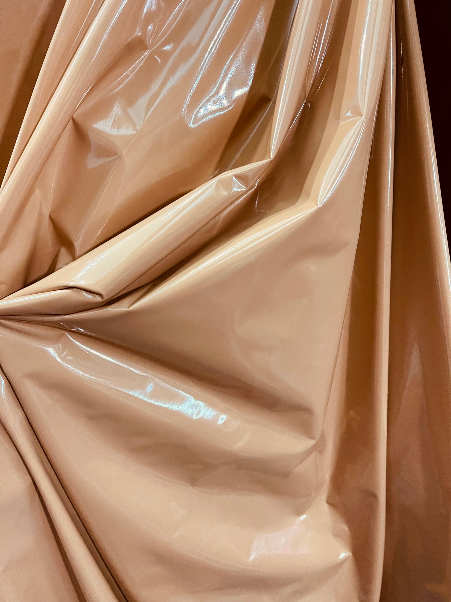 Nude shinny 4way stretch vinyl made in Italy