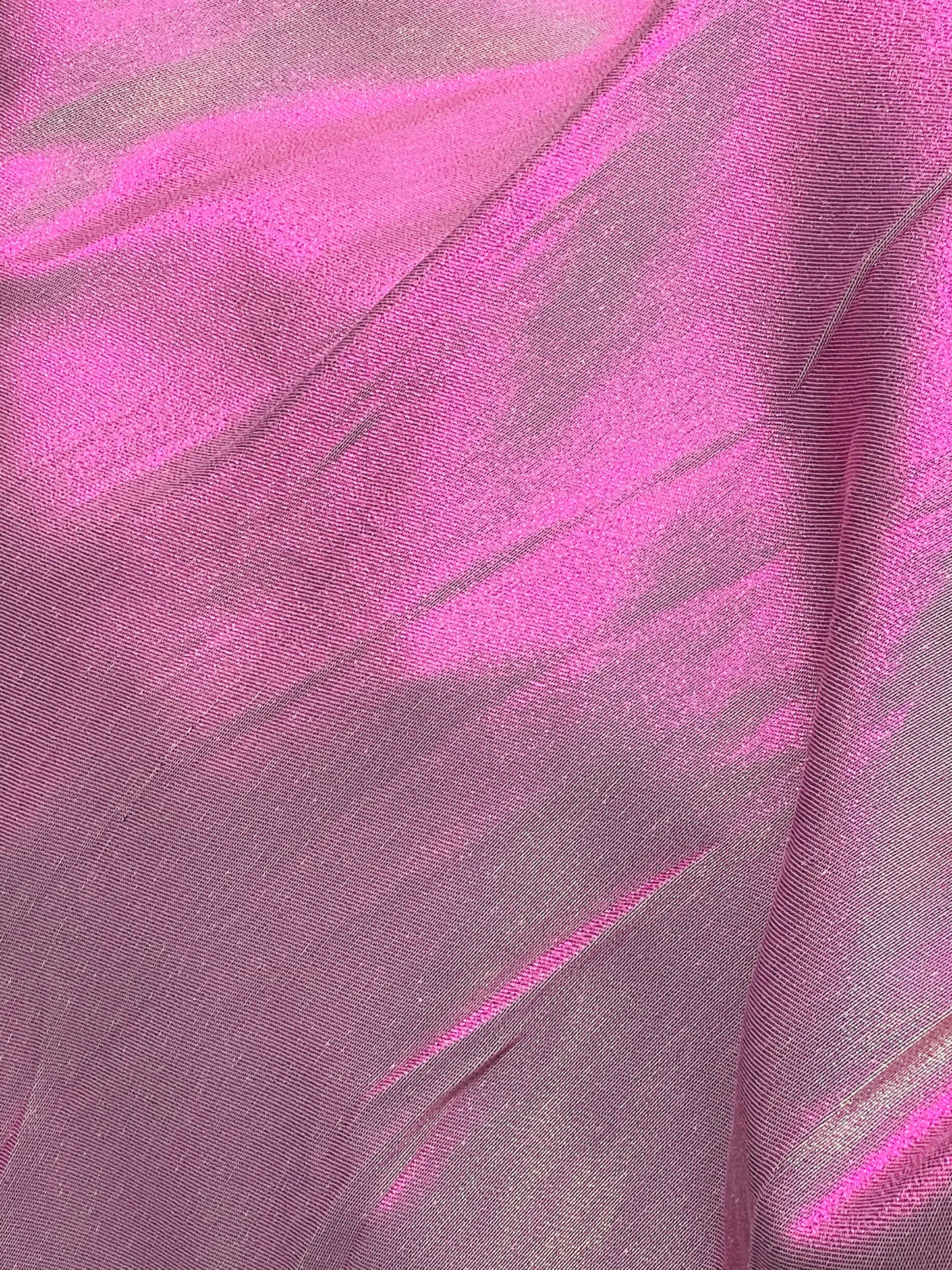 Designer splash hot pink and gold mikado brocade