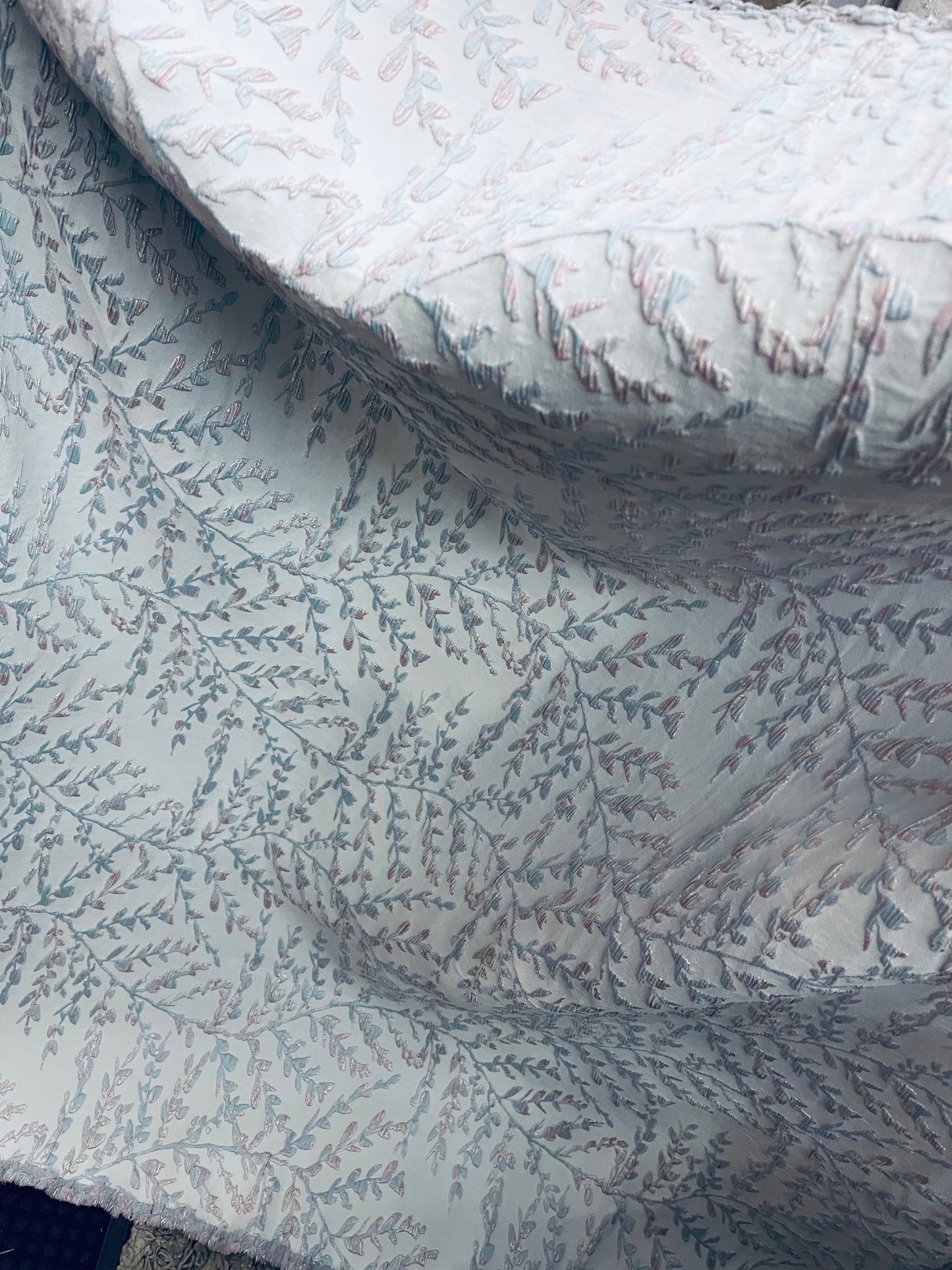Designer mikado Floral Brocade great for dress jacket pants skirt and much more made in Italy