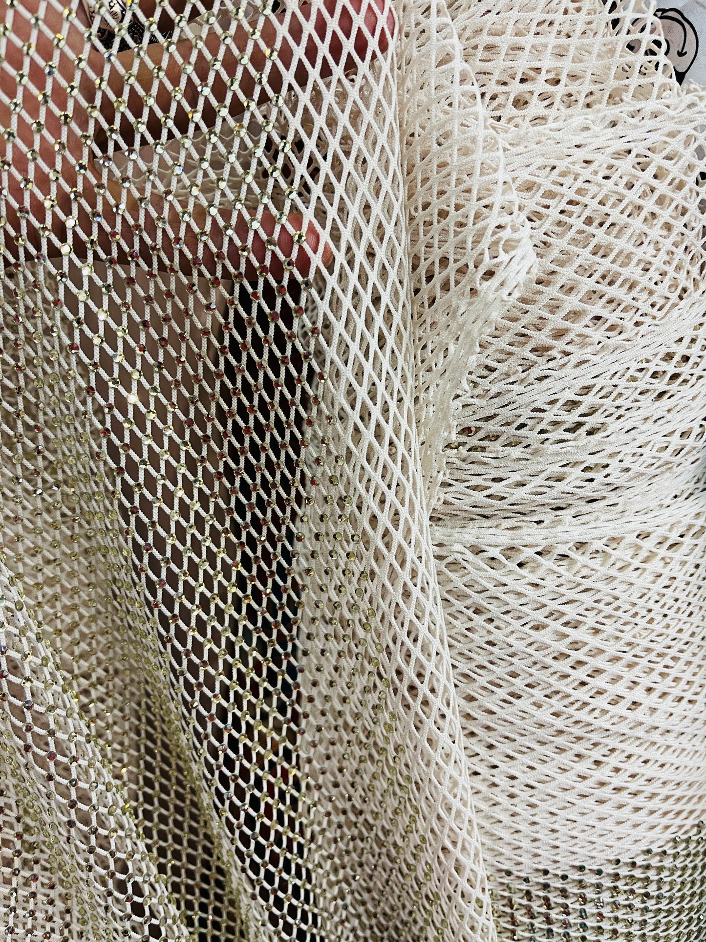 Designer Swarovski stone lace