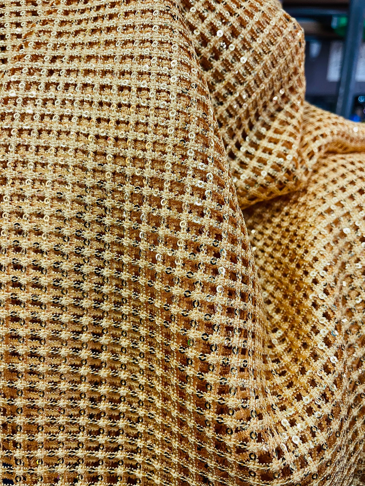 Designer sequins mesh