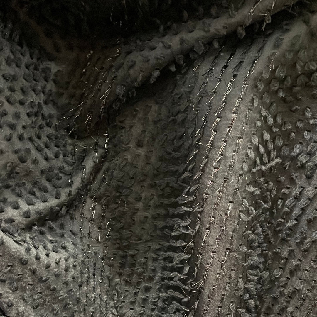 Designer metallic brocade eyelashes made in Italy