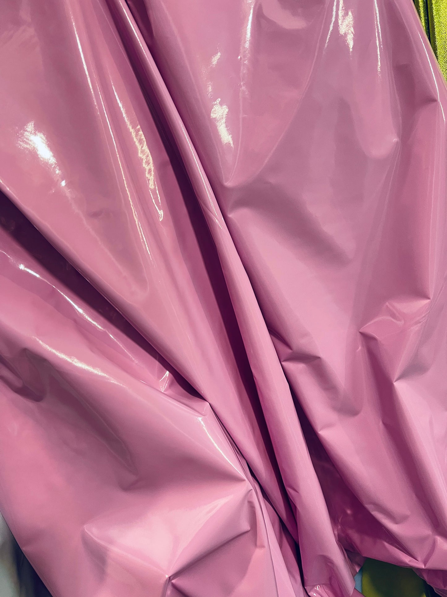 Pink shinny 4way stretch vinyl made in Italy