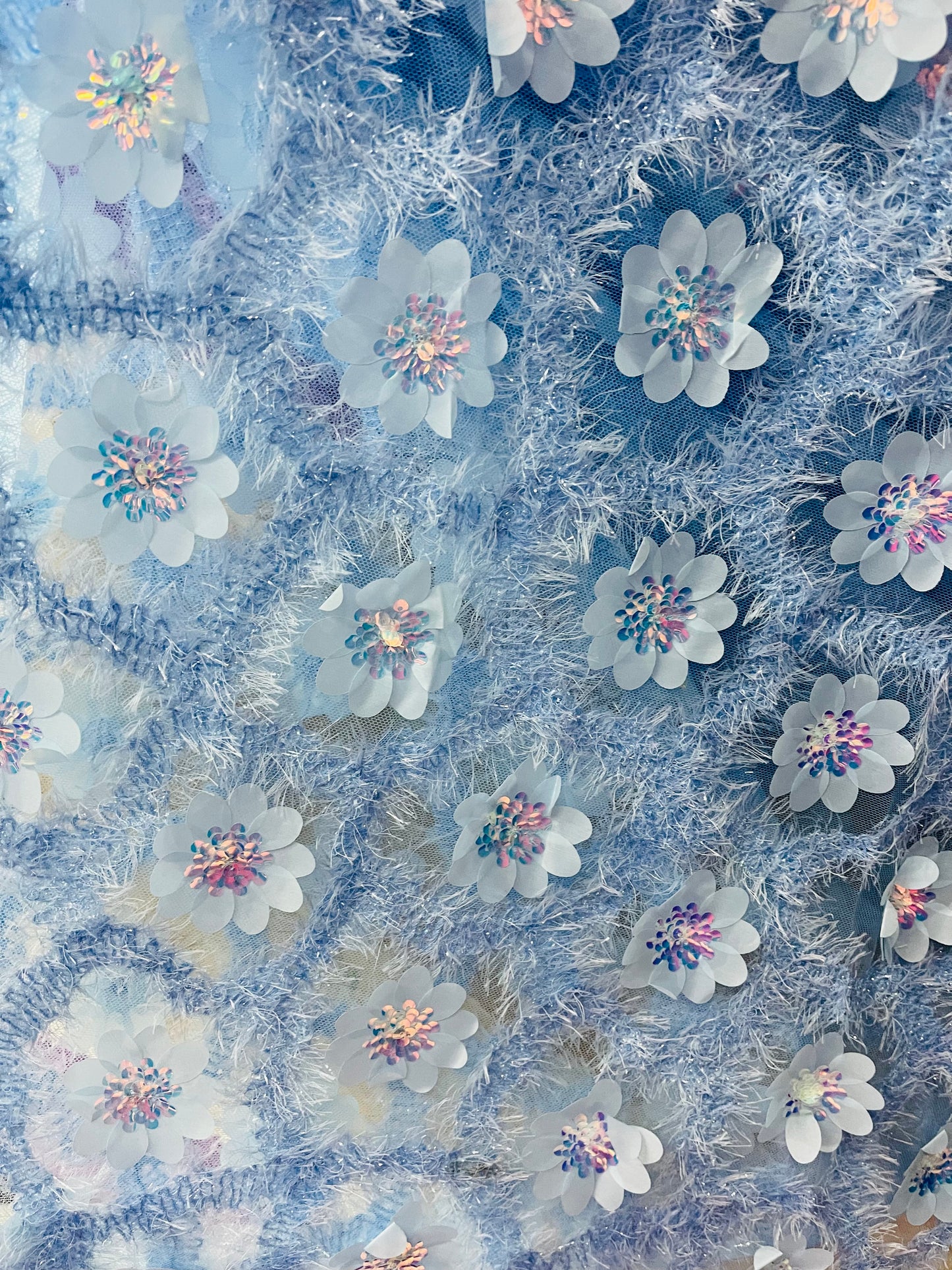 Copy of 3D flower lace great for dress jacket pants skirt and much more made in Italy