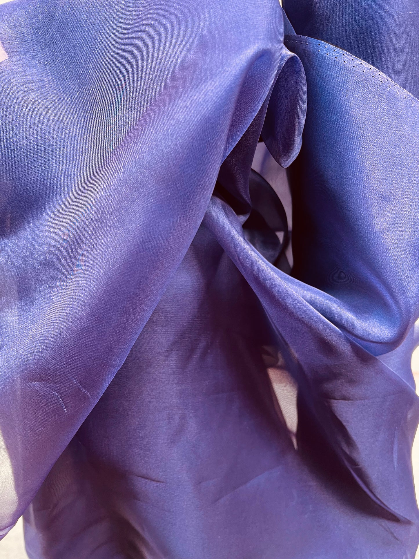 Designer shears 100% silk organza made in Italy