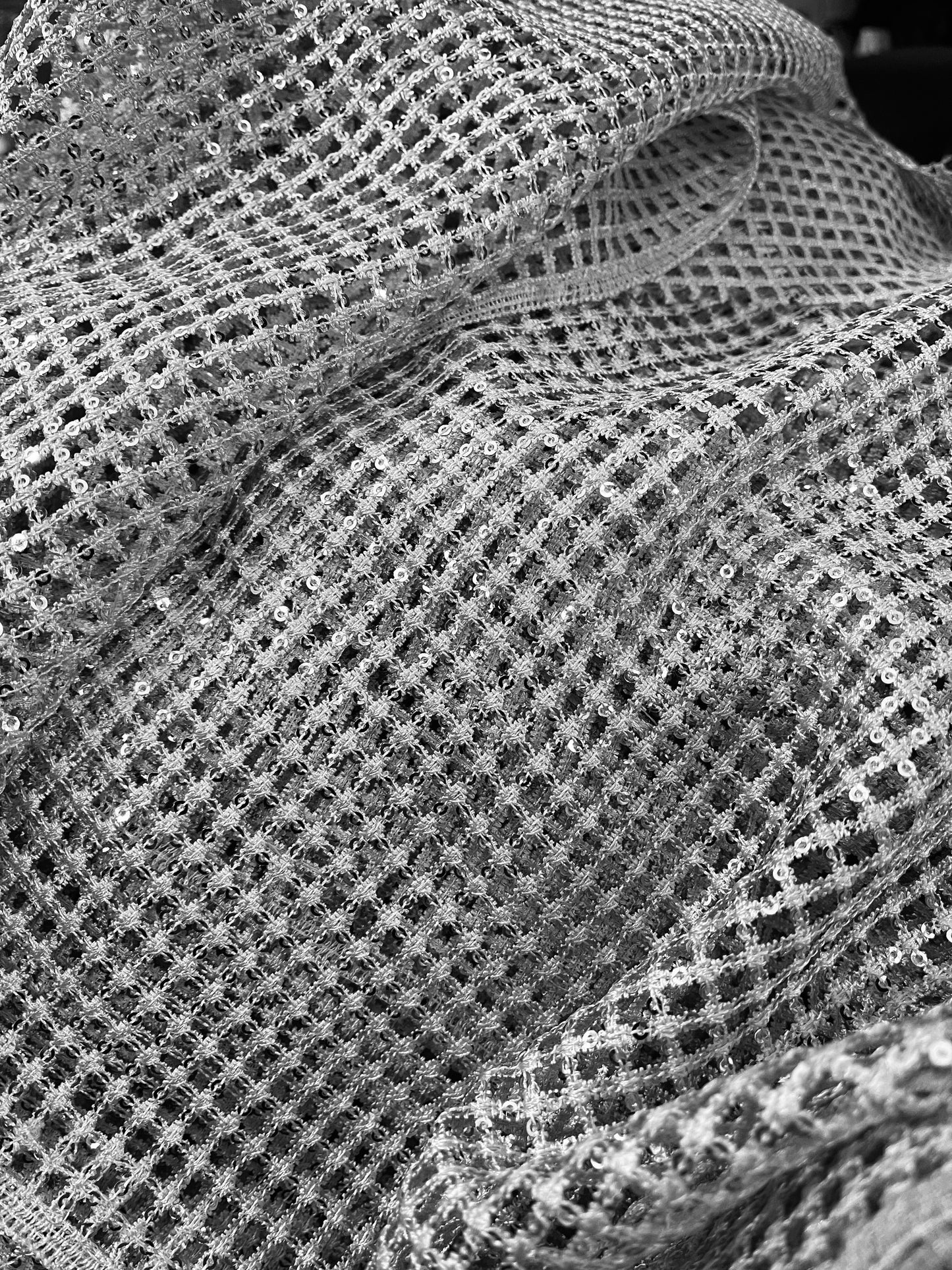 Designer sequins mesh