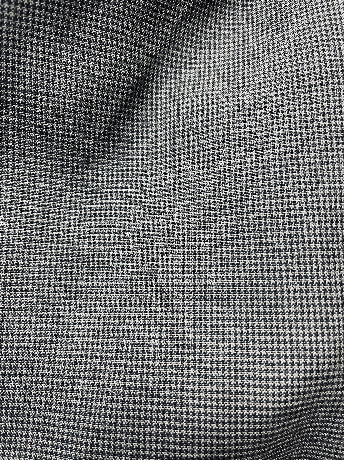 Wool Black ivory zigzag