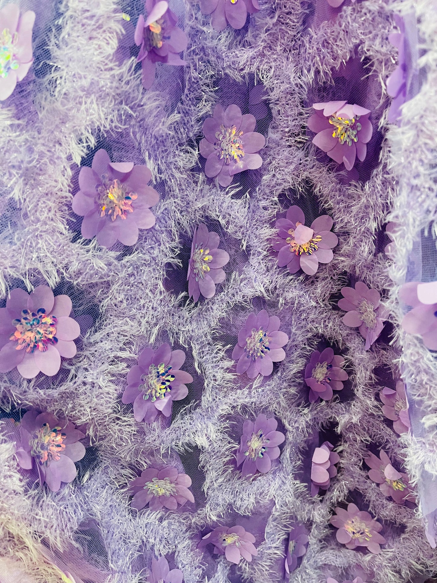 3D flower lace great for dress jacket pants skirt and much more made in Italy