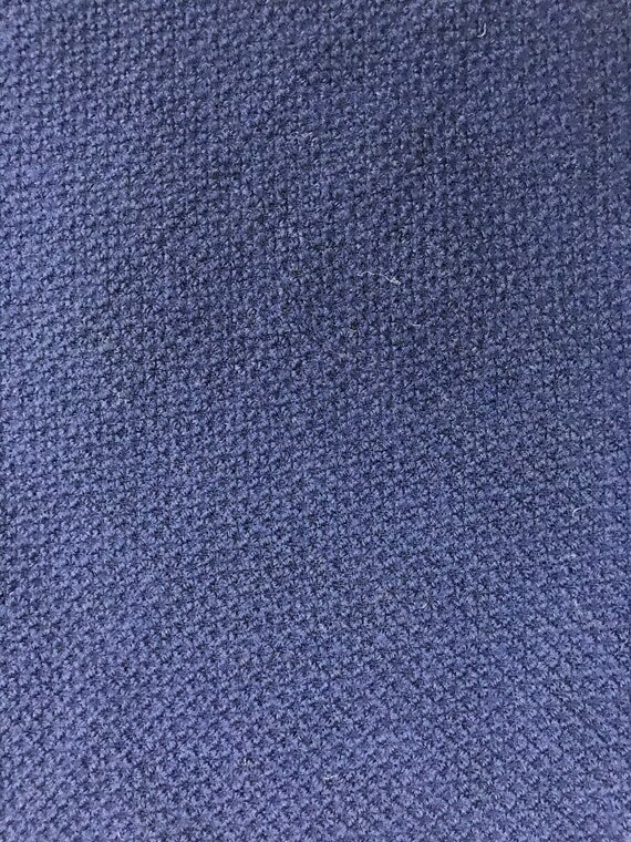 Wool Navy Pique