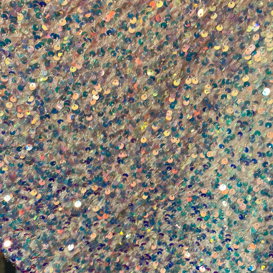 Roes gold iridescent ab 4way stretch velvet sequins velvet great for dress prom jackets pants skirt and much more