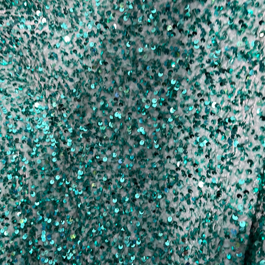 Tiffny blue 4way stretch velvet sequins velvet great for dress prom jackets pants skirt and much more