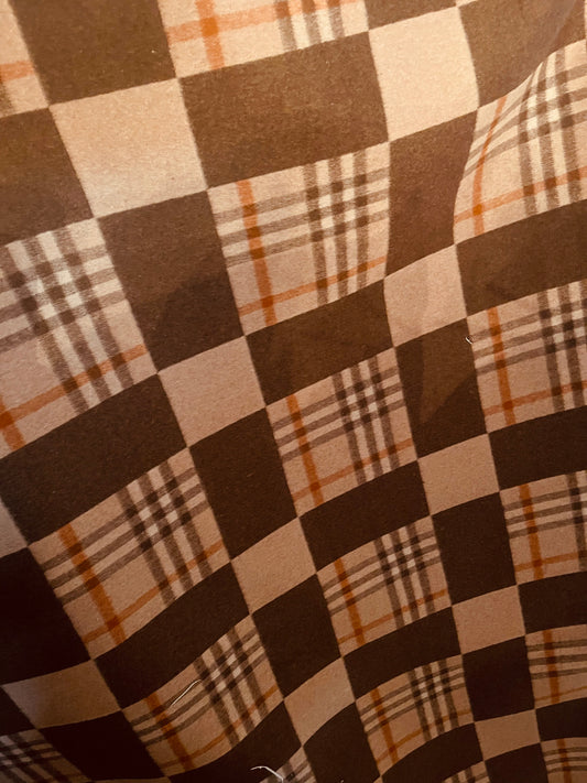 Checker board Burberry plaid 100% cashmere super soft dabble face great fabric for sweaters dress jacket upholstery pillow and much more
