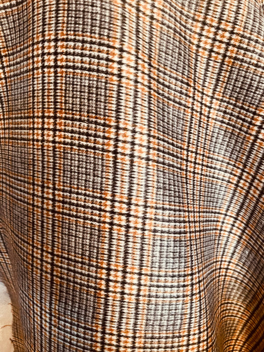 Glen Burberry plaid 100% cashmere super soft dabble face great fabric for sweaters dress jacket upholstery pillow and much more