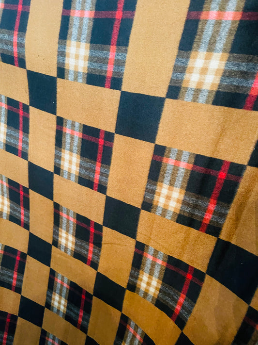 Burberry plaid 100% cashmere super soft dabble face great fabric for sweaters dress jacket upholstery pillow and much more