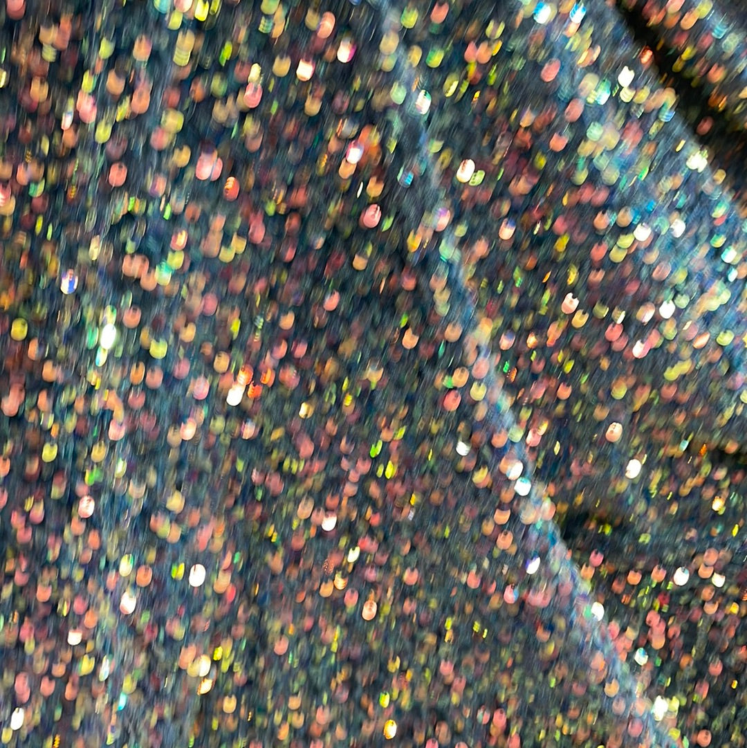 Silver gray iridescent ab 4way stretch velvet sequins velvet great for dress prom jackets pants skirt and much more