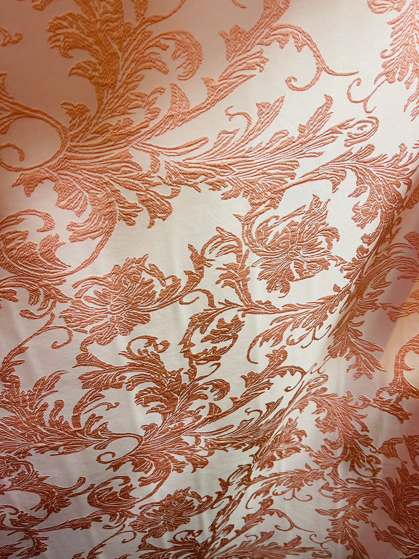 Japanese style designer satin mikado Floral Brocade great for dress jacket pants skirt and much more made in Italy