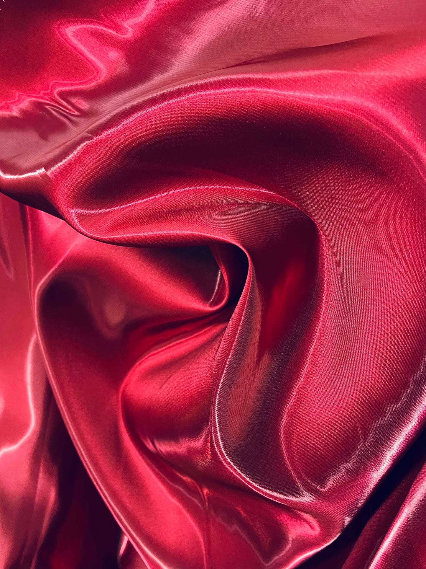 Burgundy liquid satin great for dress skirt pants shirt suit made in Italy