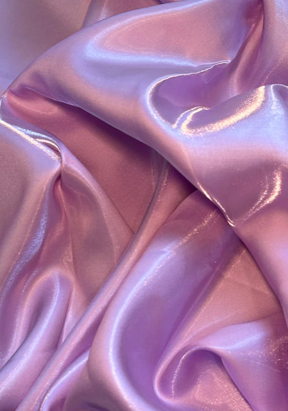 Lilac liquid bridal satin great for dress jacket pants skirt and much more made in Italy