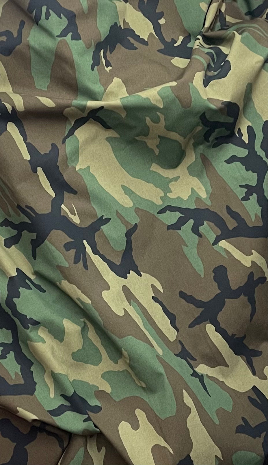 Camouflage denim great for dress jacket pants and much more