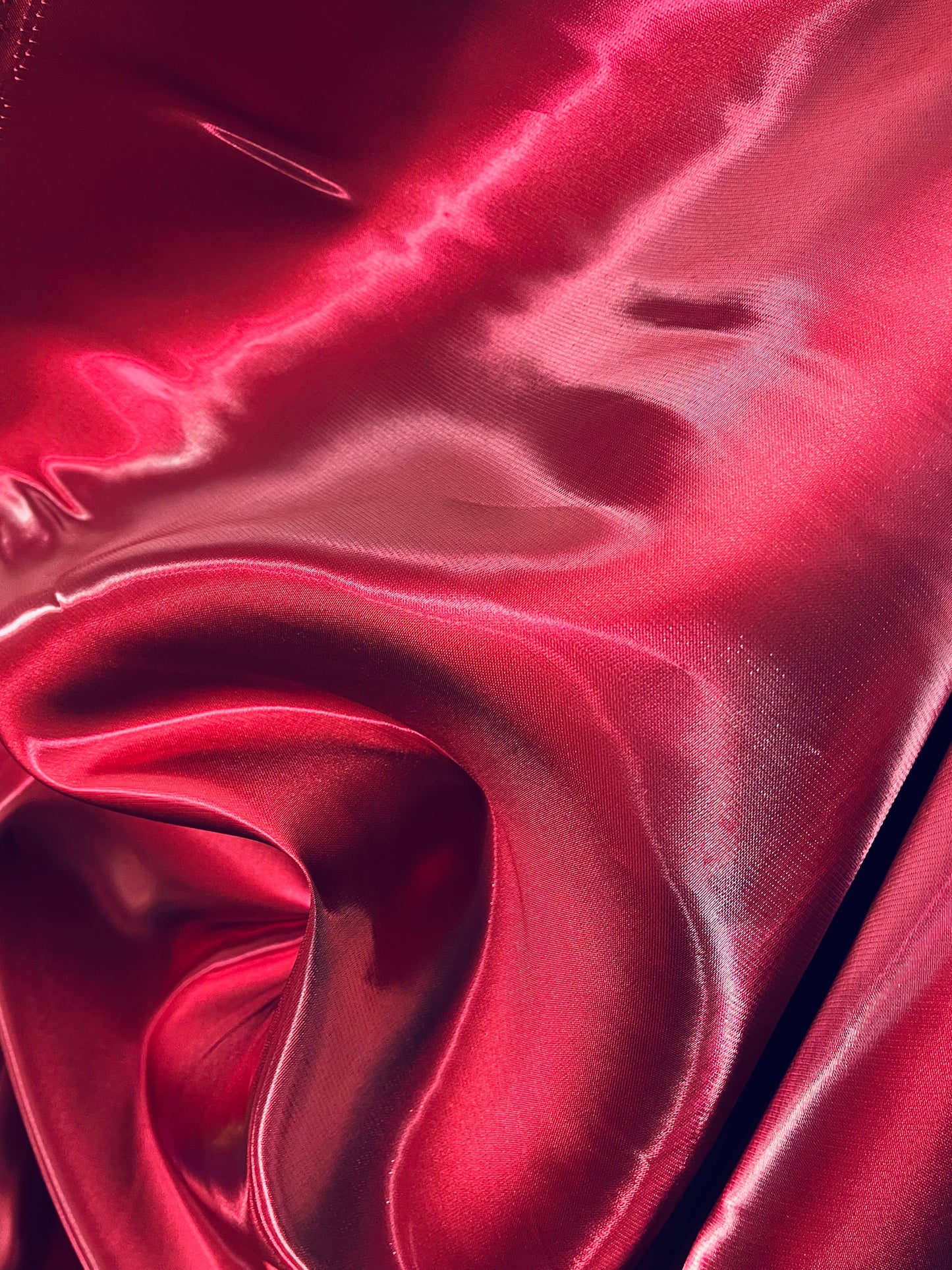 Burgundy liquid satin great for dress skirt pants shirt suit made in Italy