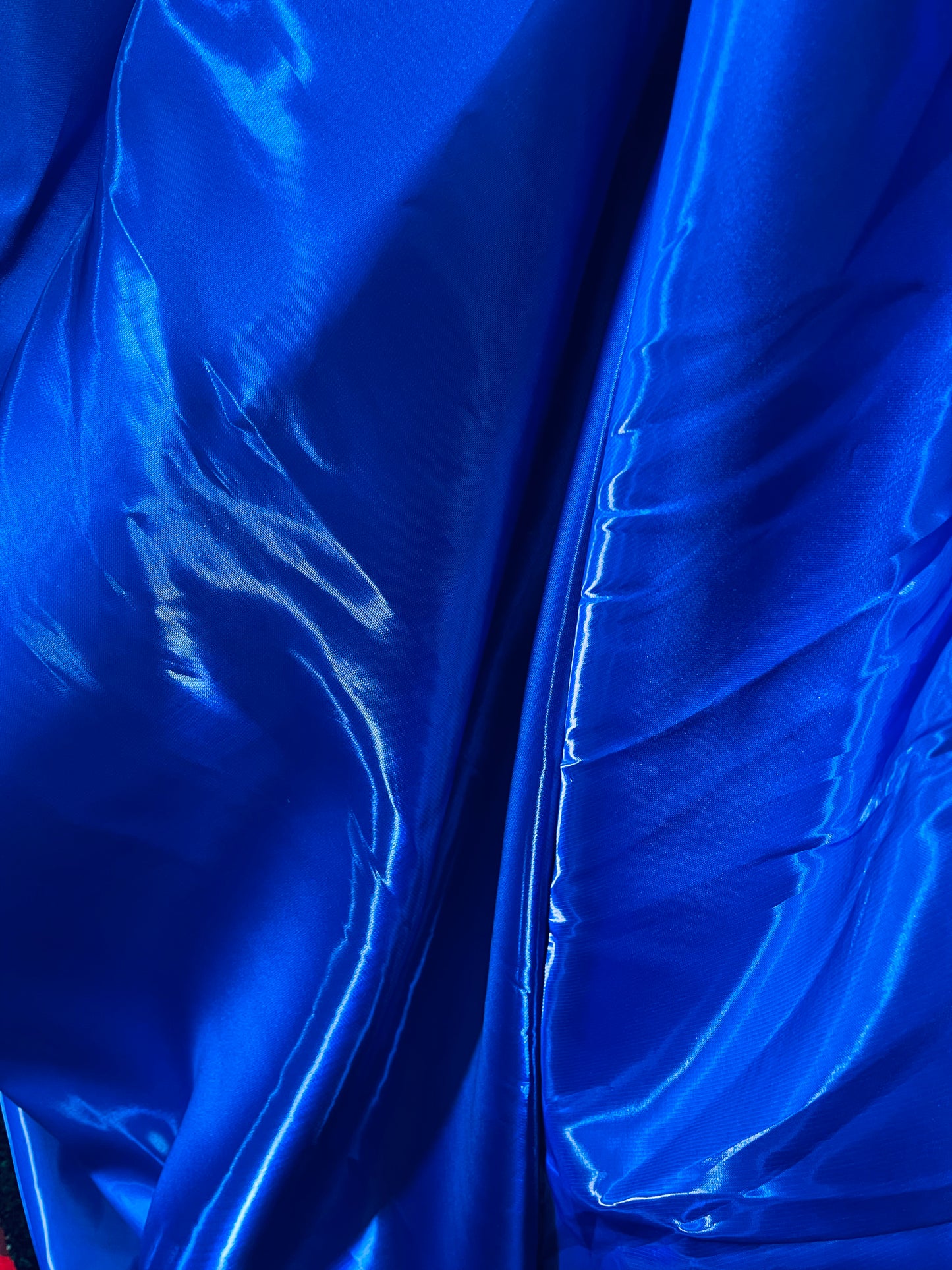 Royal blue liquid satin great for dress skirt shirt pants suit and much more made in Italy