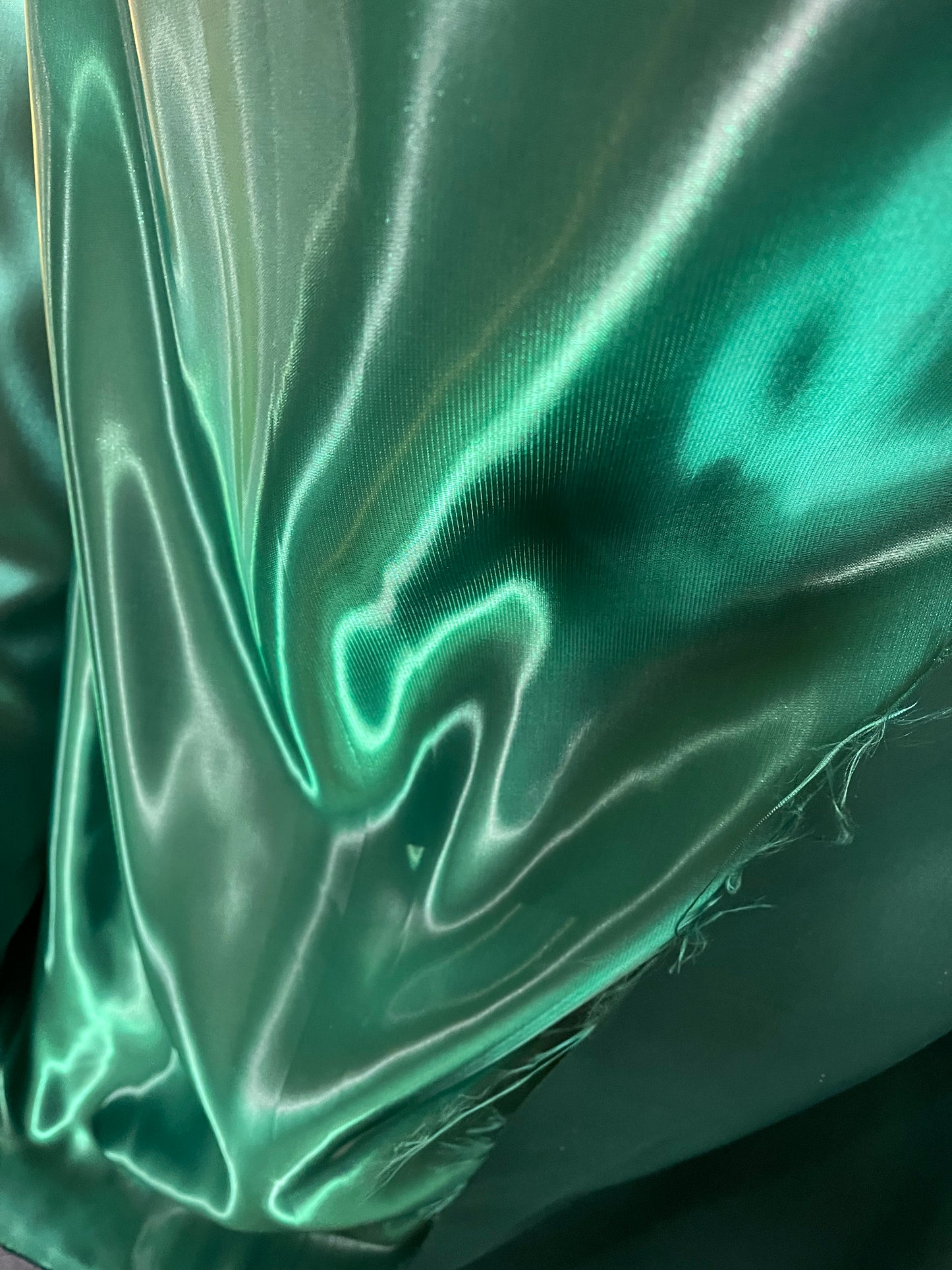 Green liquid great for dress jacket pants skirt and much more made in Italy