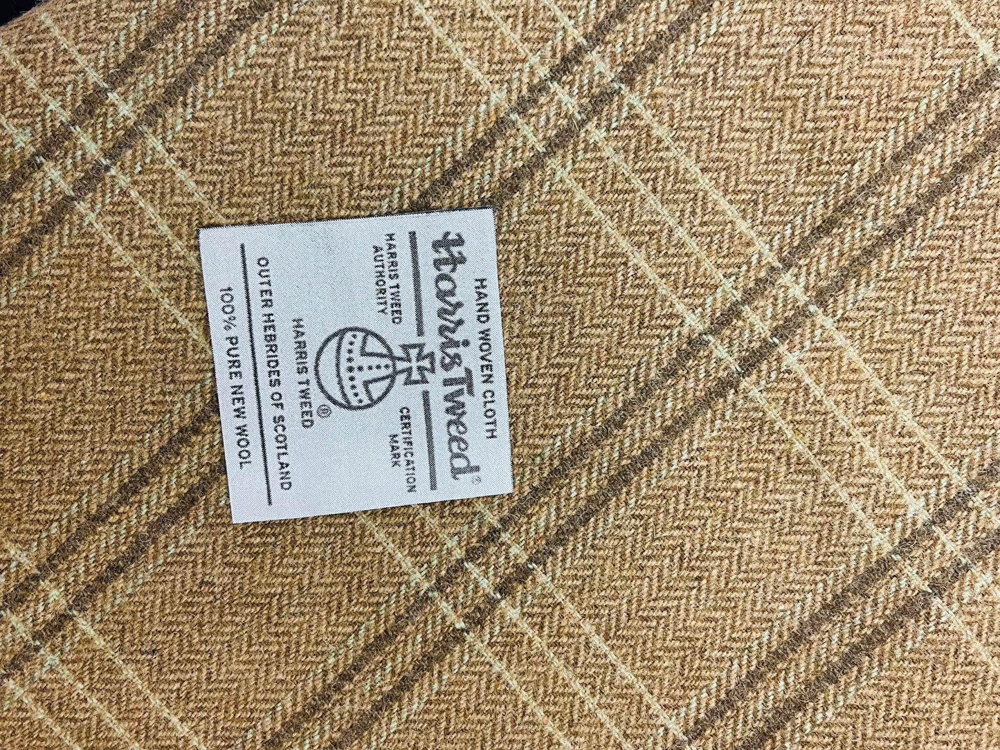 Harries tweed herringbone plaid wool cashmere great for suit dress skirt pants jacket and much more use made in Scotland (Copy 2)