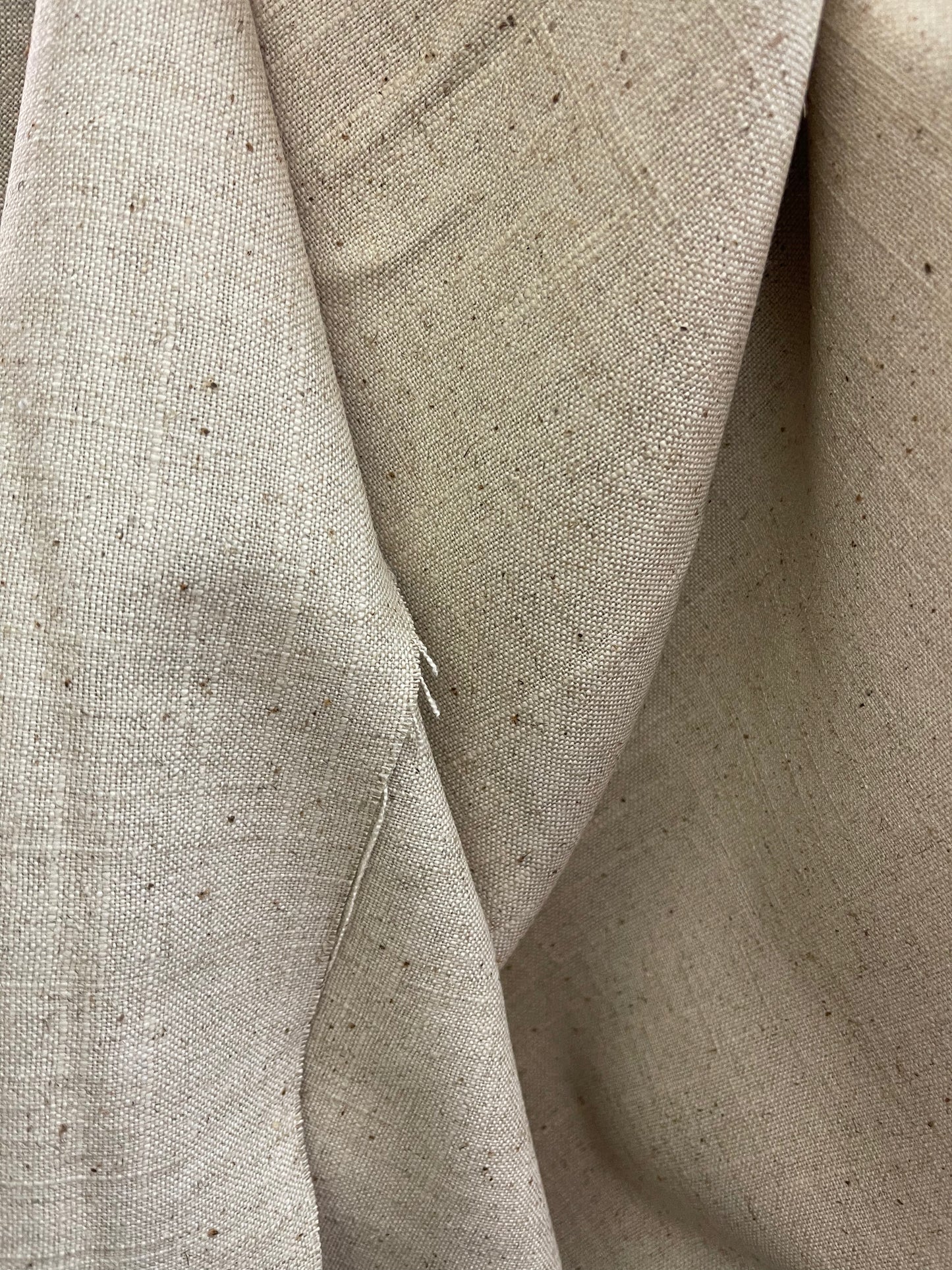 Natural oatmeal linen 10once great for upholstery dress jacket pants skirt pillow cover table cover curtains and much more made in Italy