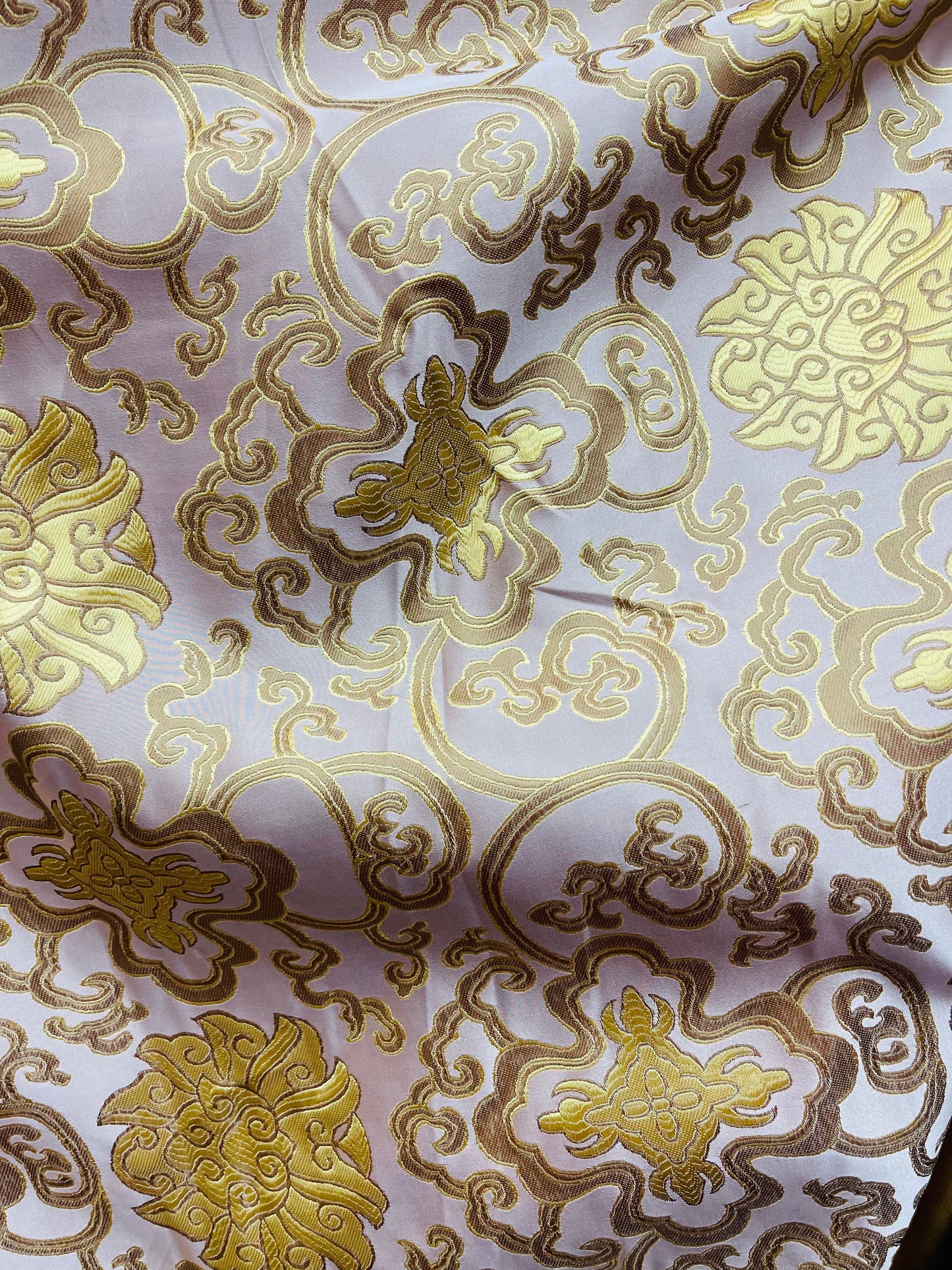 Medallion circle brocaed Japanese style great for pants skirt shirt dress pillow cover and much more