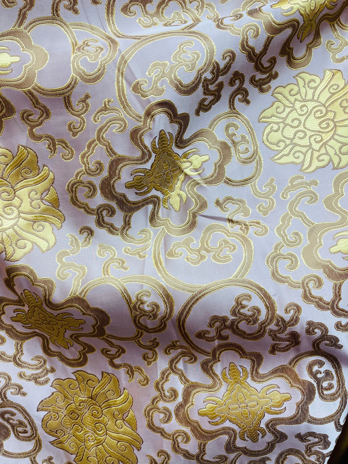 Medallion circle brocaed Japanese style great for pants skirt shirt dress pillow cover and much more