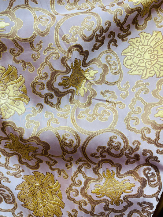 Medallion circle brocaed Japanese style great for pants skirt shirt dress pillow cover and much more