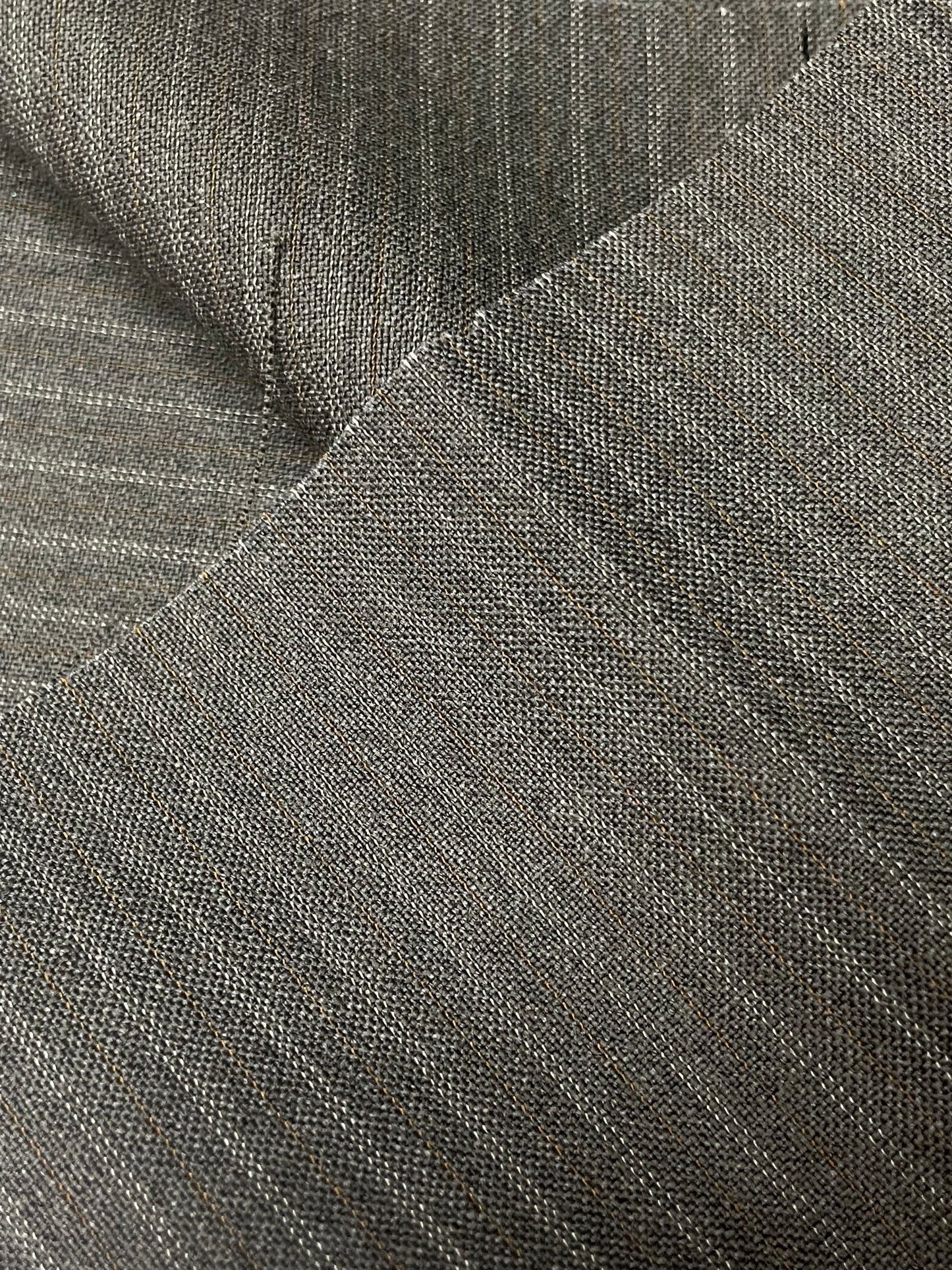 Greenish gray with shadow stripes 100% wool designed by Salvatore ferragamo 220 quality