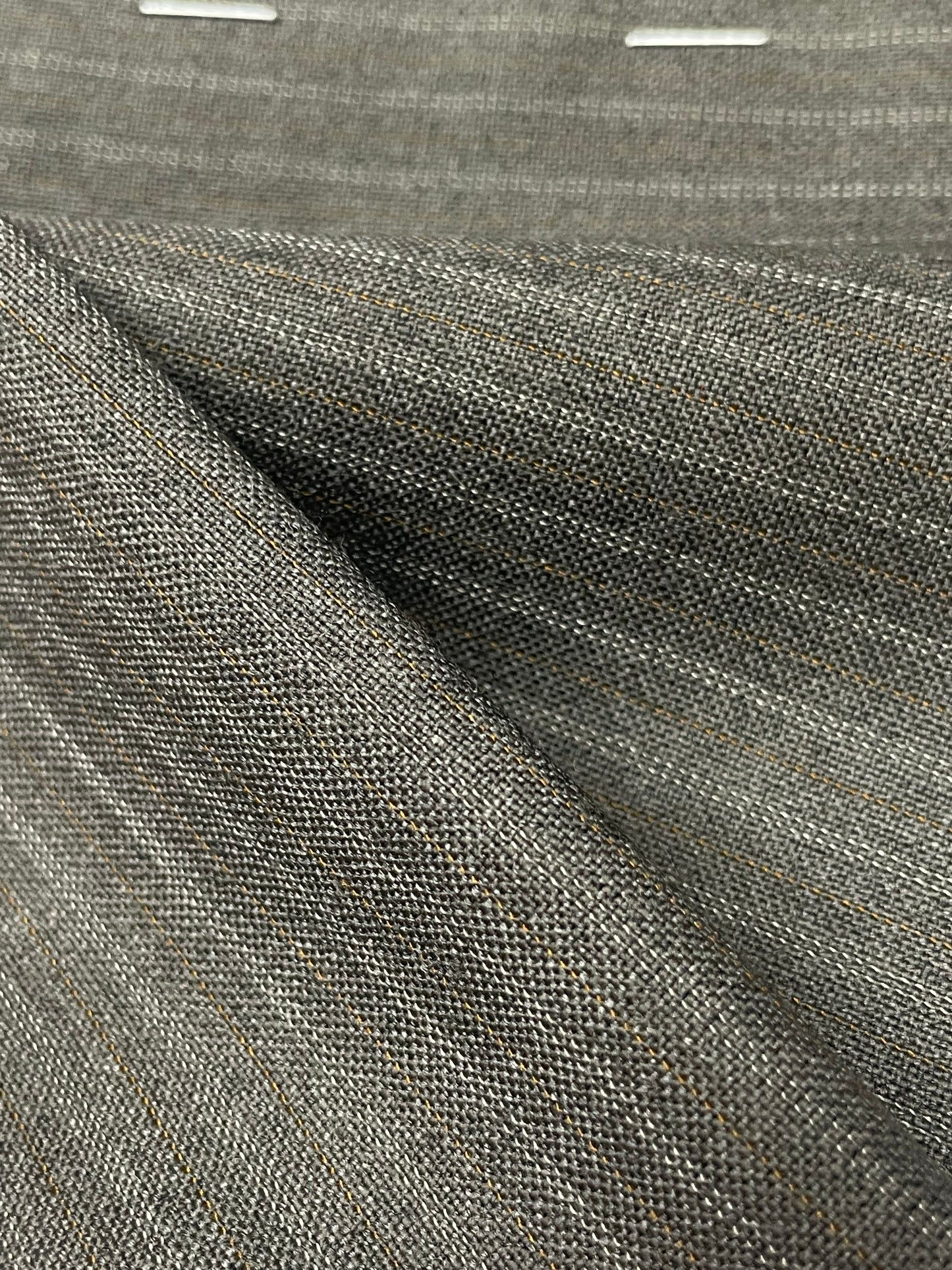 Greenish gray with shadow stripes 100% wool designed by Salvatore ferragamo 220 quality