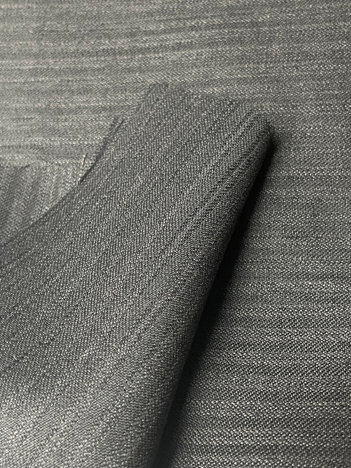 Gray with shadow stripes 100% wool designed by Salvatore ferragamo 220 quality