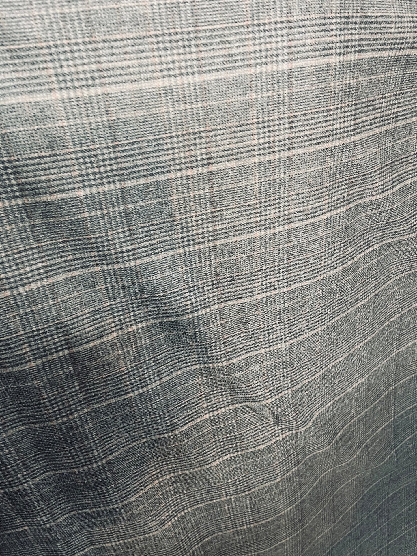 Glen Burberry plaid 100% cashmere great fabric for sweaters dress jacket and much more (Copy)