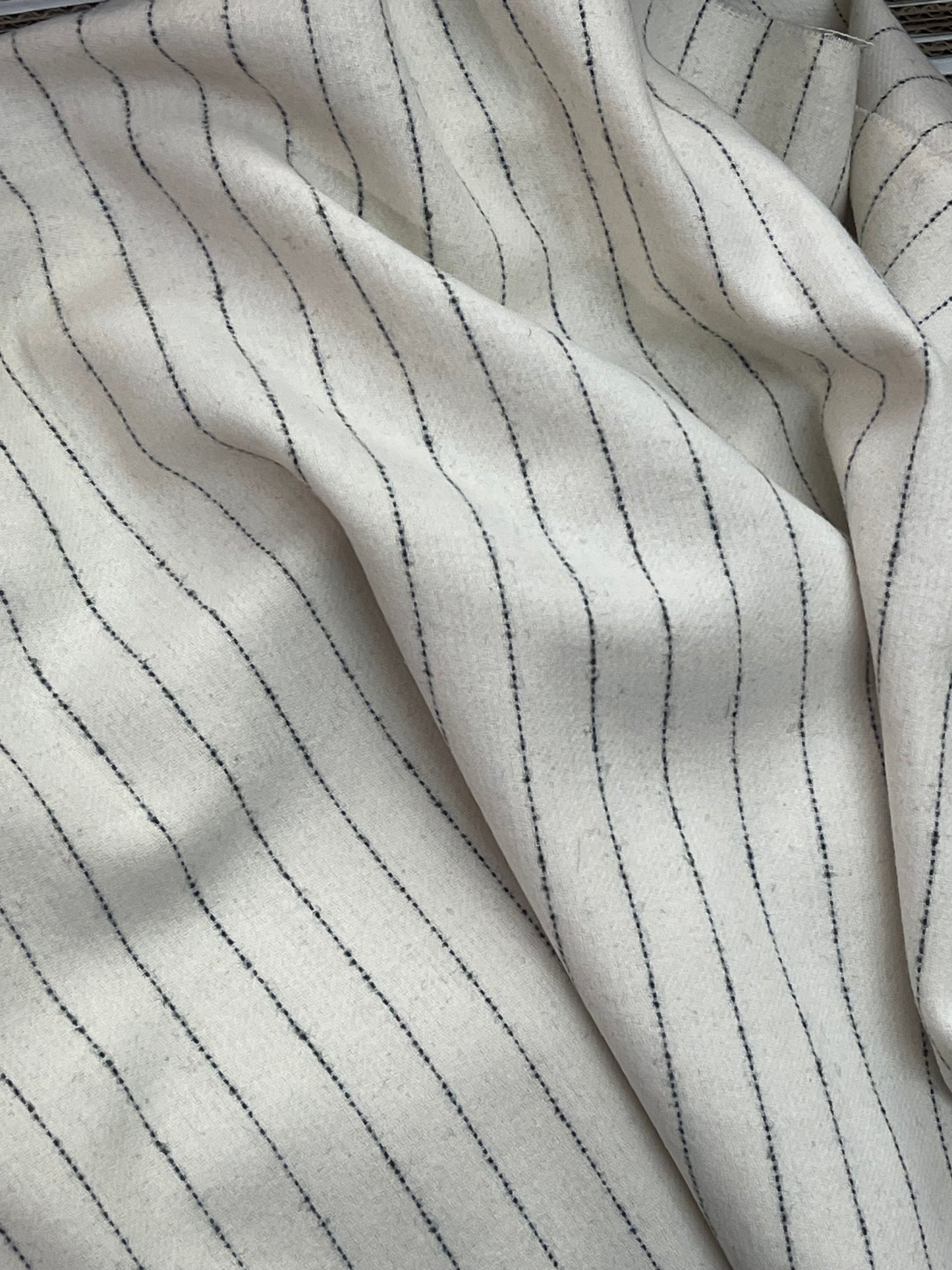 Harries tweed Chanel striped wool cashmere great for suit dress skirt pants jacket and much more use made in Scotland