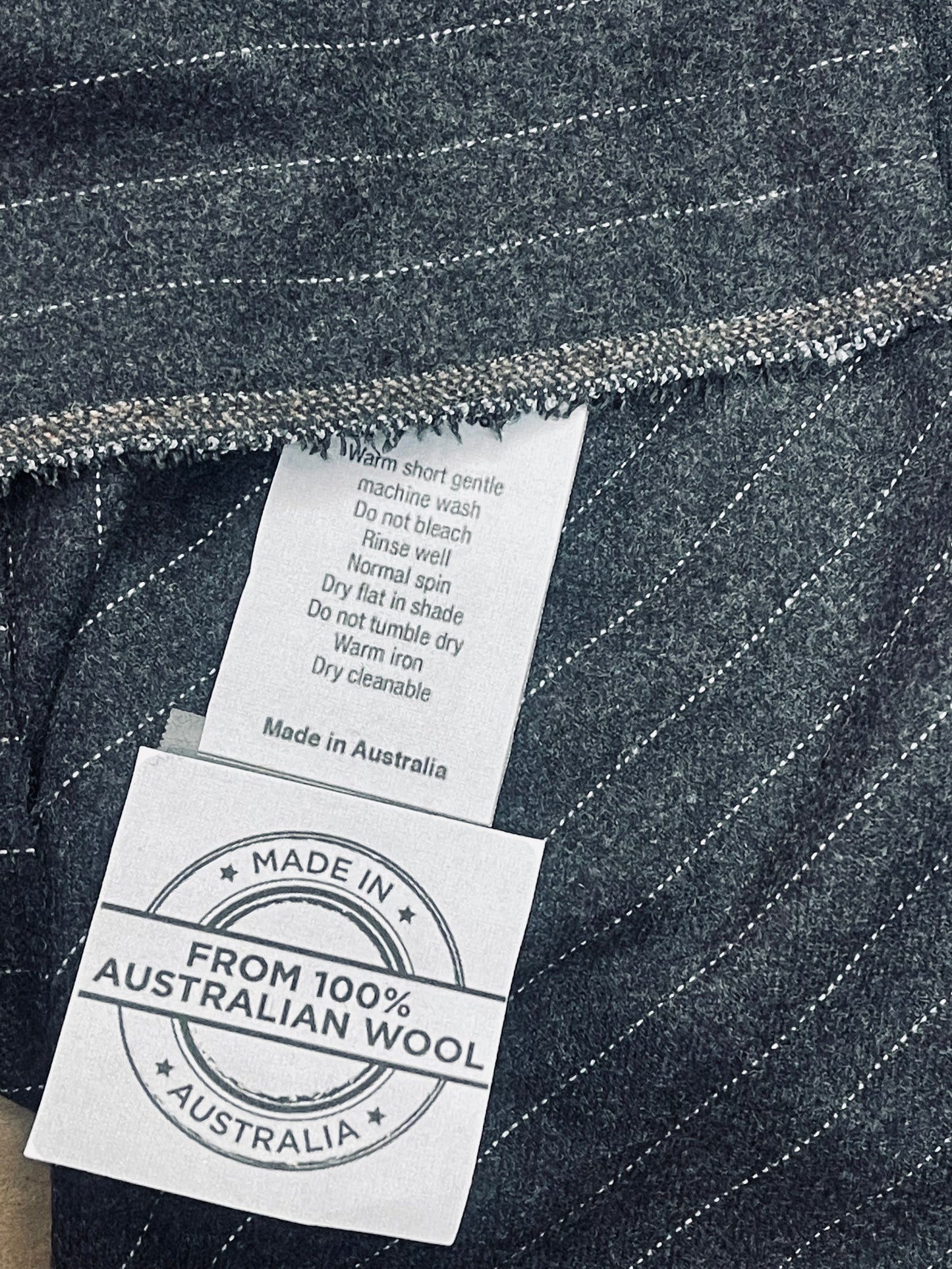 Harries tweed Chanel striped wool cashmere great for suit dress skirt pants jacket and much more use made in Scotland