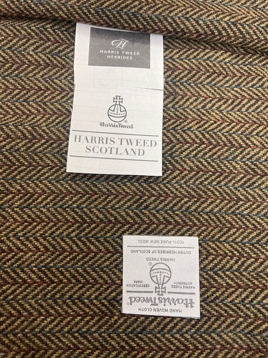 Harries tweed herringbone plaid wool cashmere great for suit dress skirt pants jacket and much more use made in Scotland