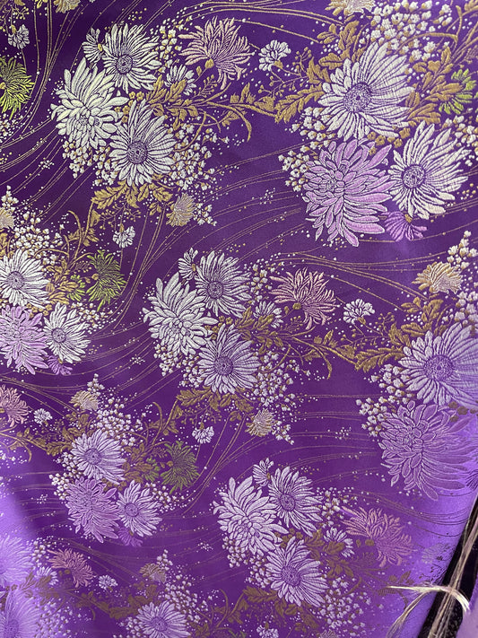 Purple galaxy’s style Japanese style brocade great for pants skirt shirt dress pillow cover and much more