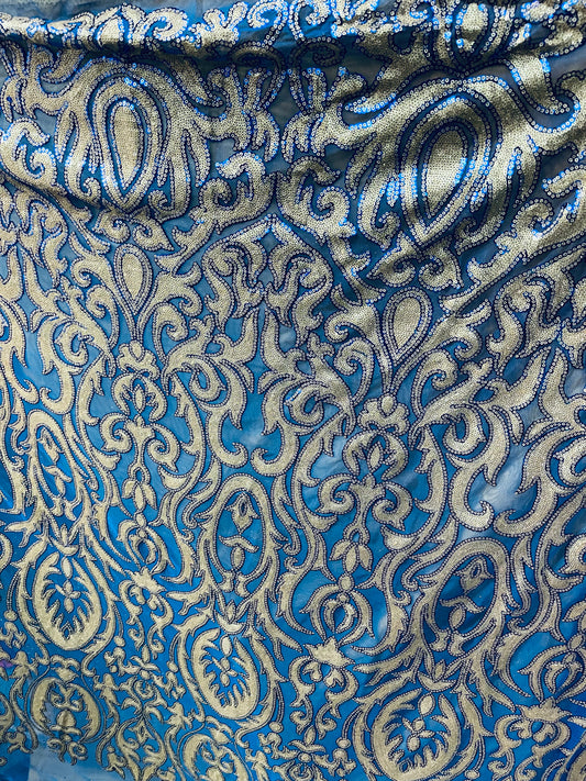 Designer sequins lace great for dress jacket pants skirt and much more